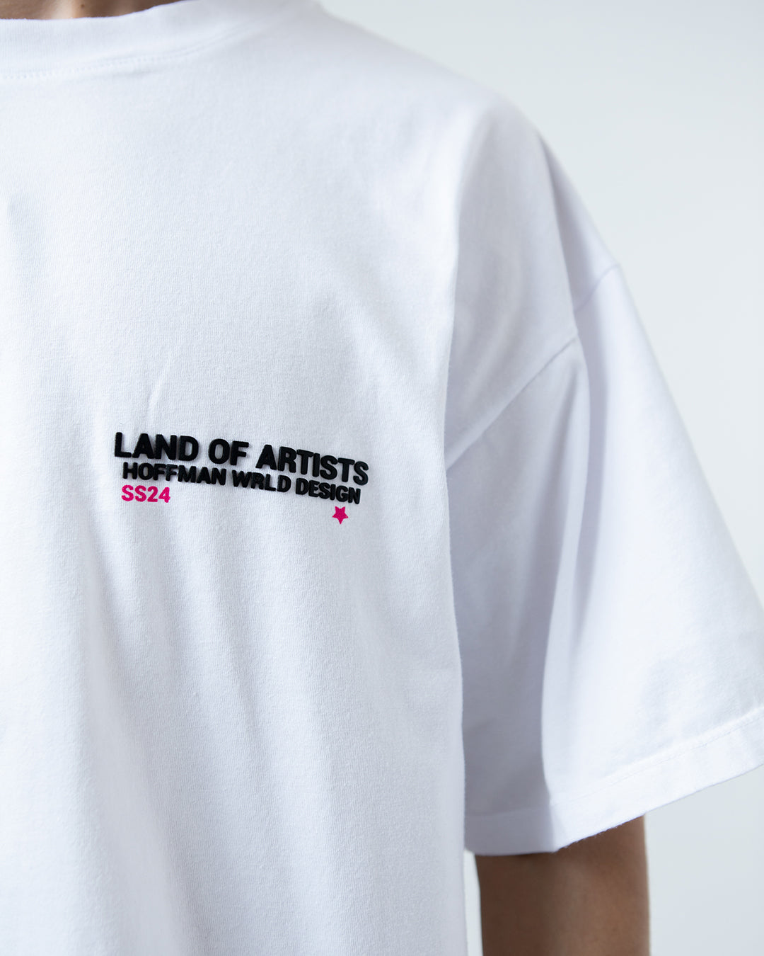 Camiseta Blanca Stars - Land Of Artists