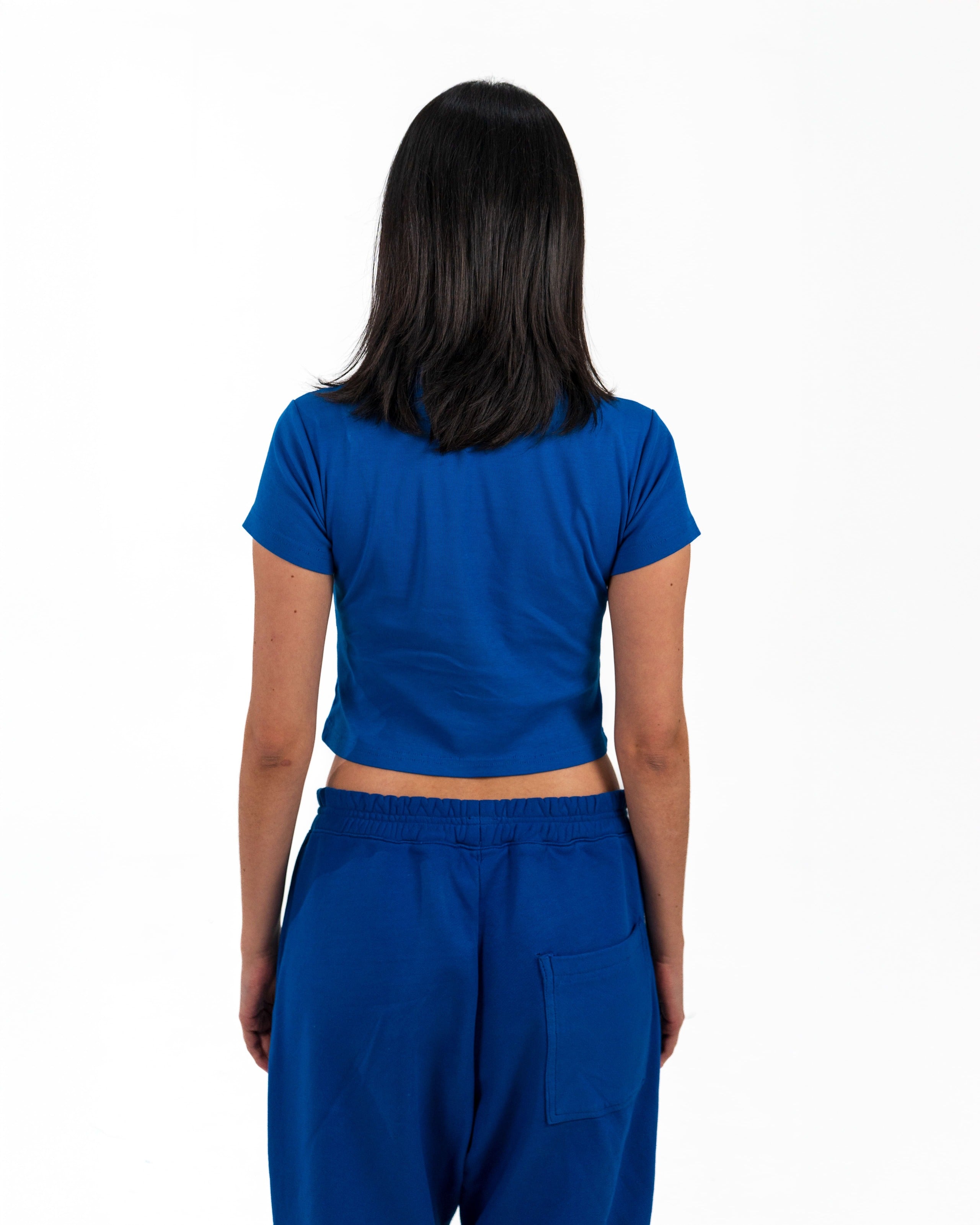 W Endless Garments - Baby tee Blue