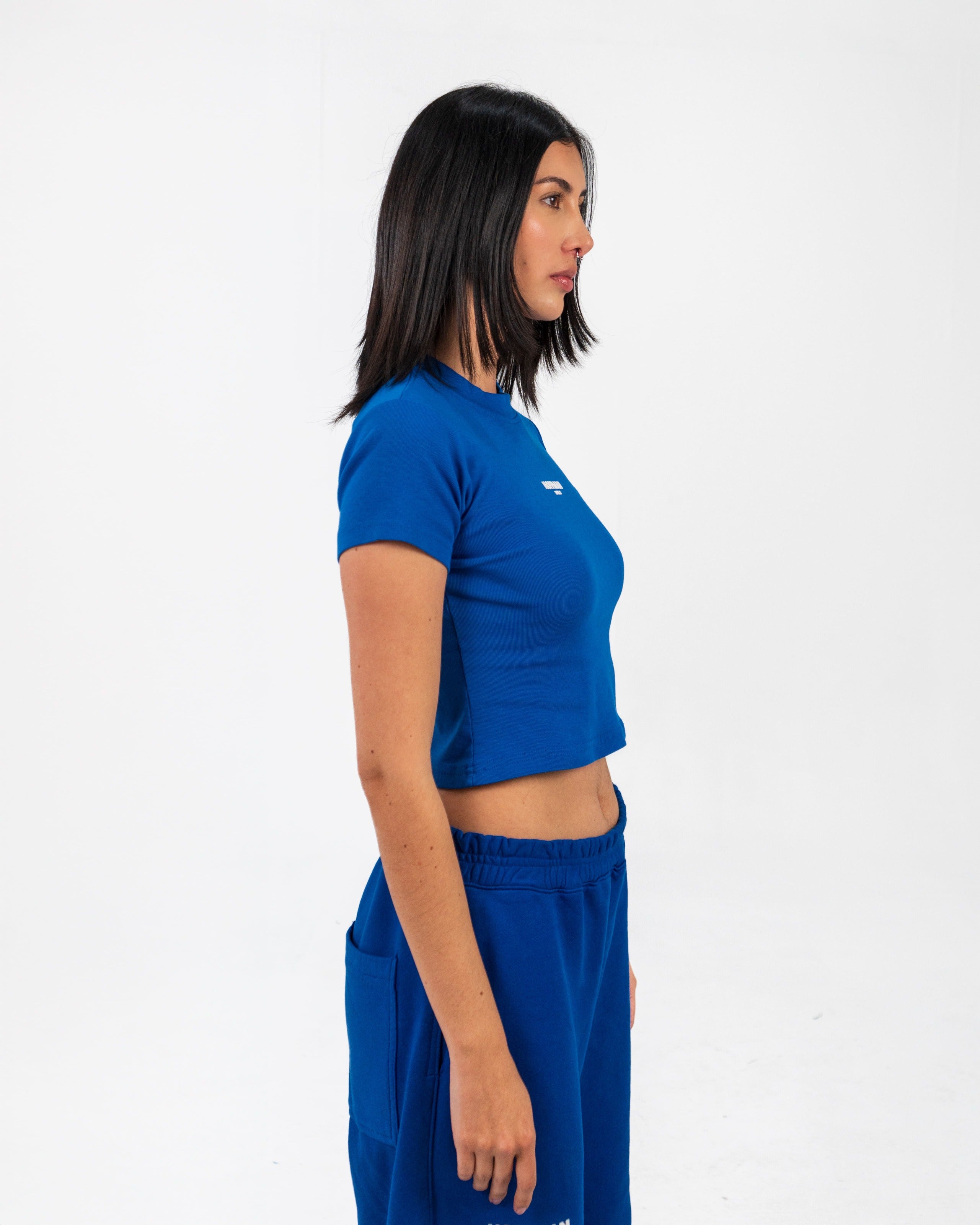 W Endless Garments - Baby tee Blue