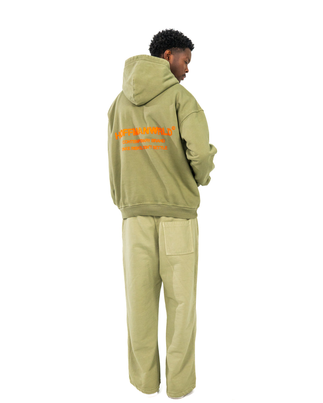 Beyond Boundaries - Olive Hoodie