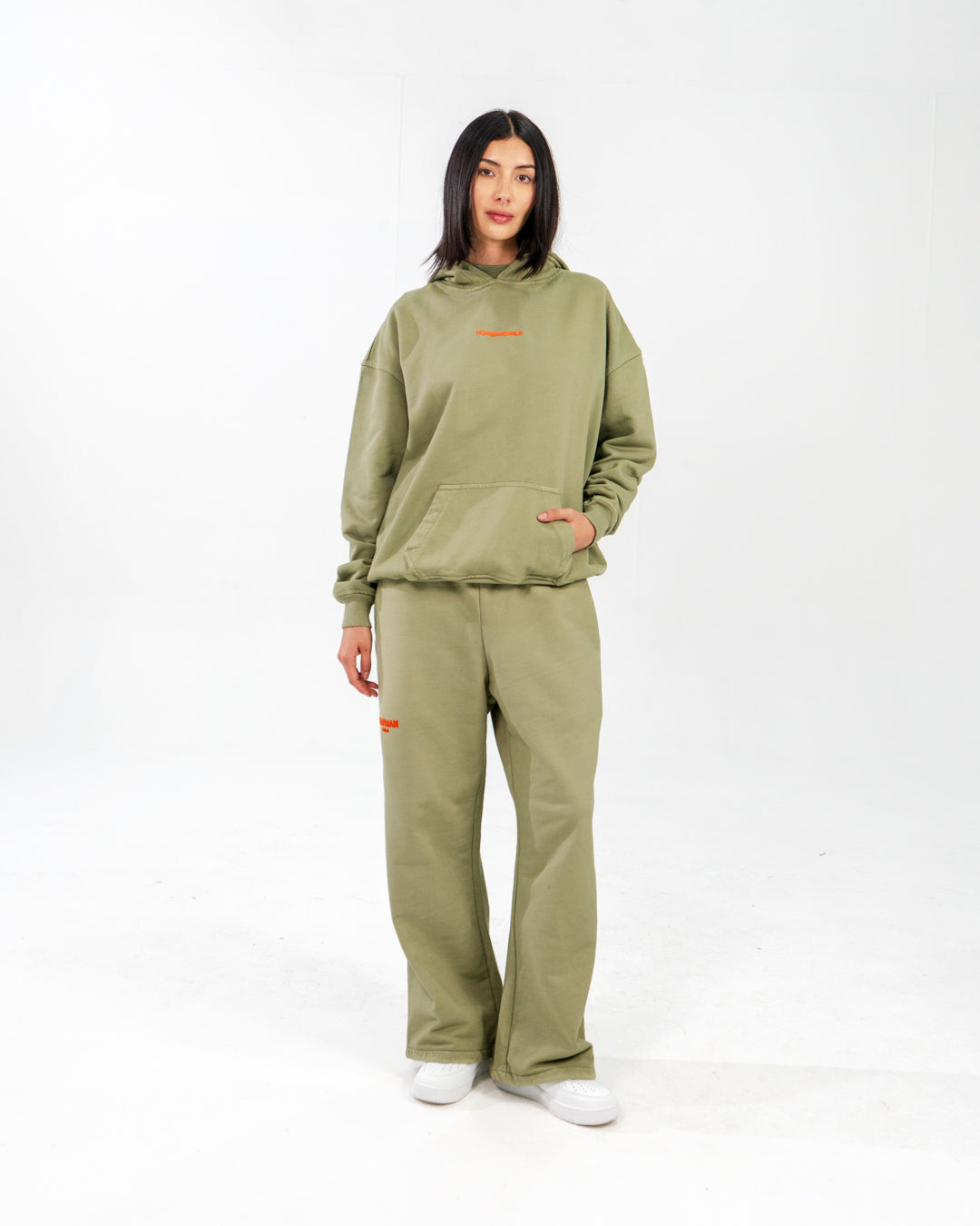 W  Beyond Boundaries - Olive Hoodie