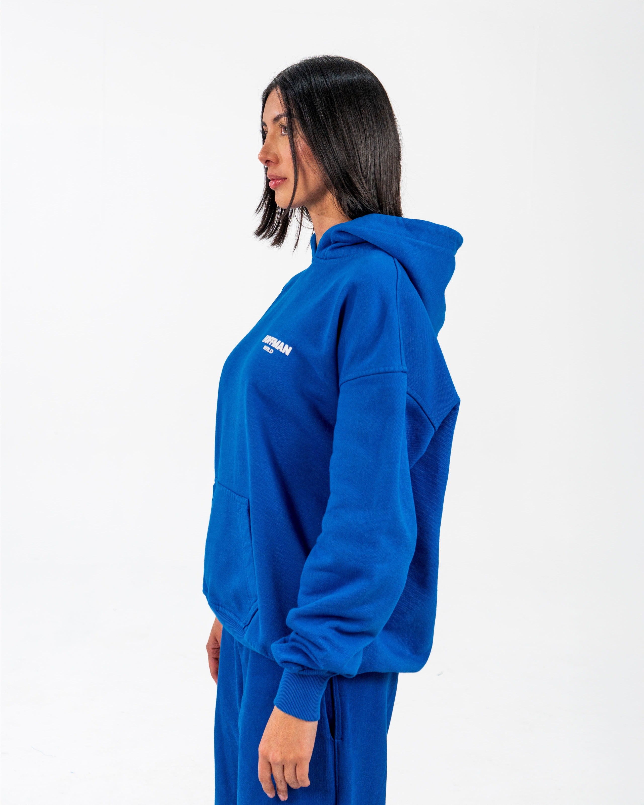 W Endless Garments - Blue Hoodie
