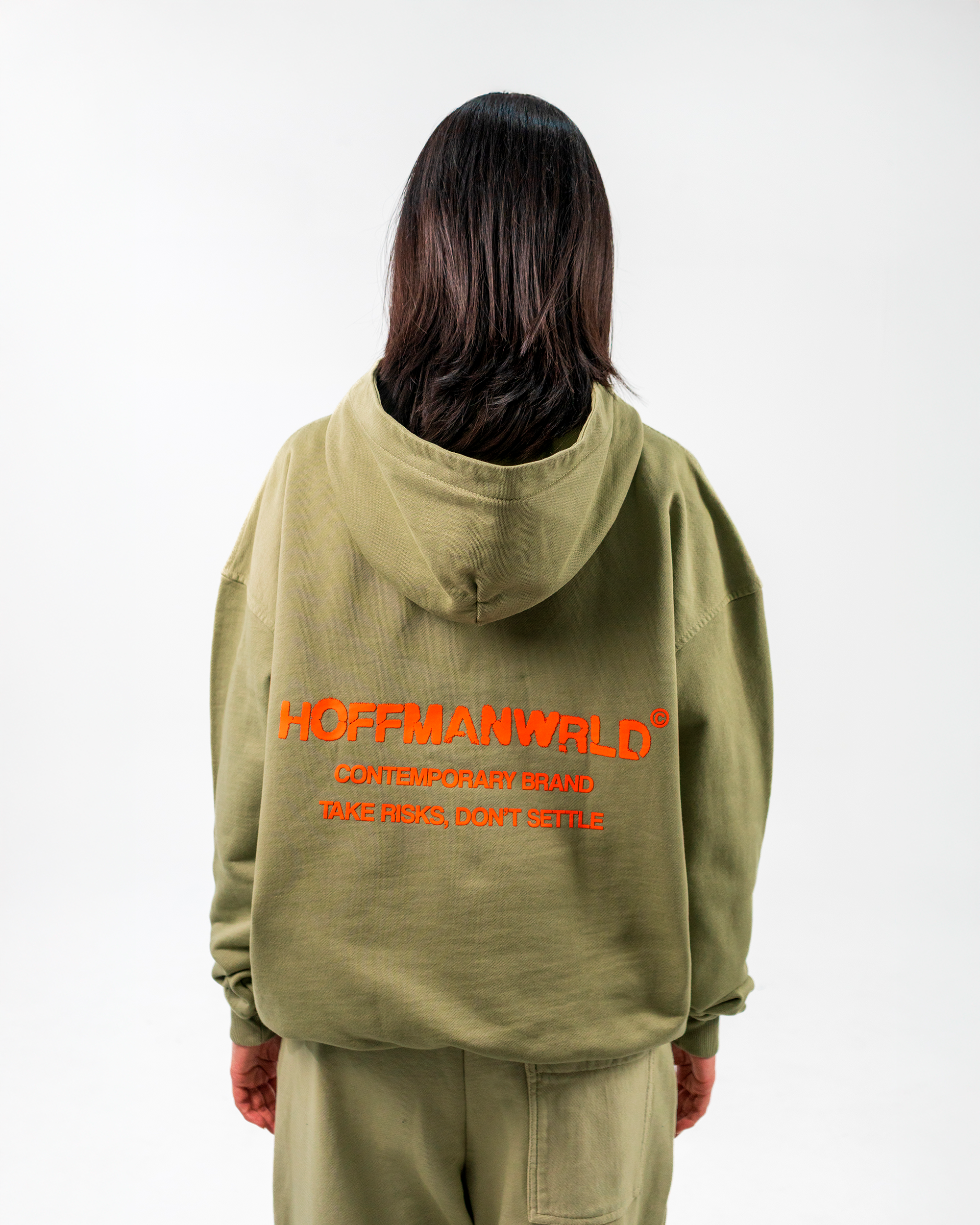 W  Beyond Boundaries - Olive Hoodie