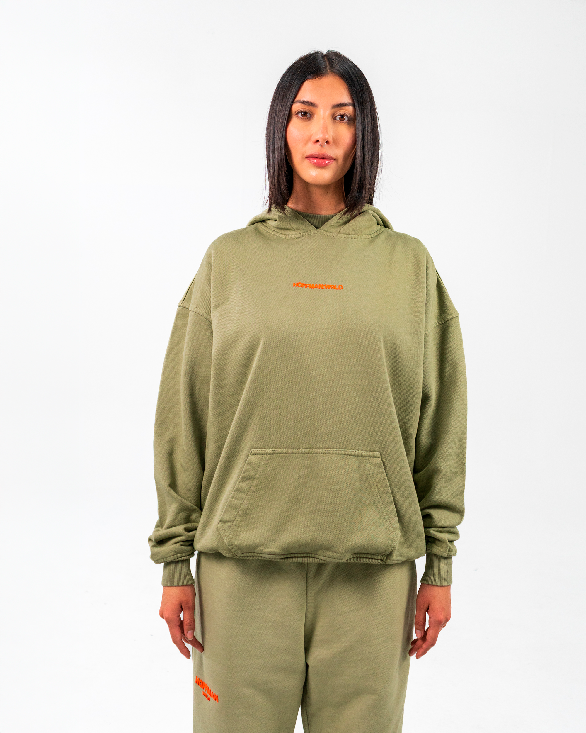 W  Beyond Boundaries - Olive Hoodie
