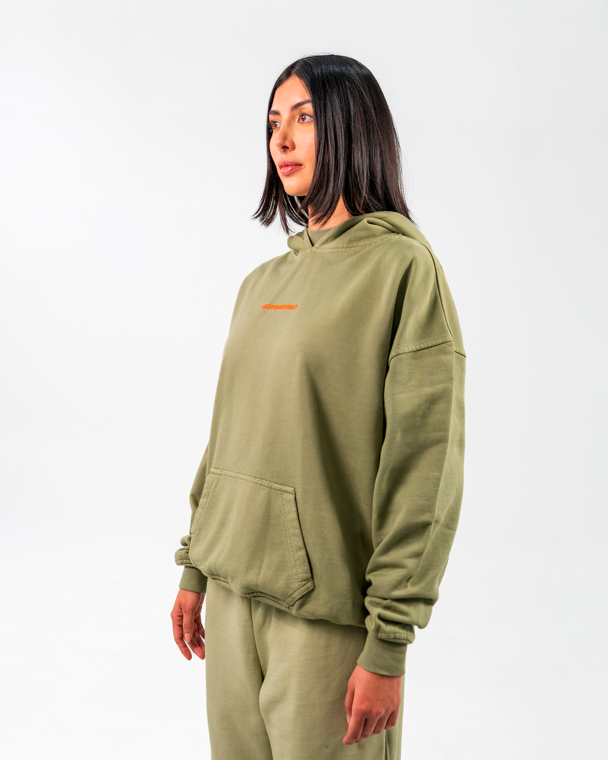 W  Beyond Boundaries - Olive Hoodie