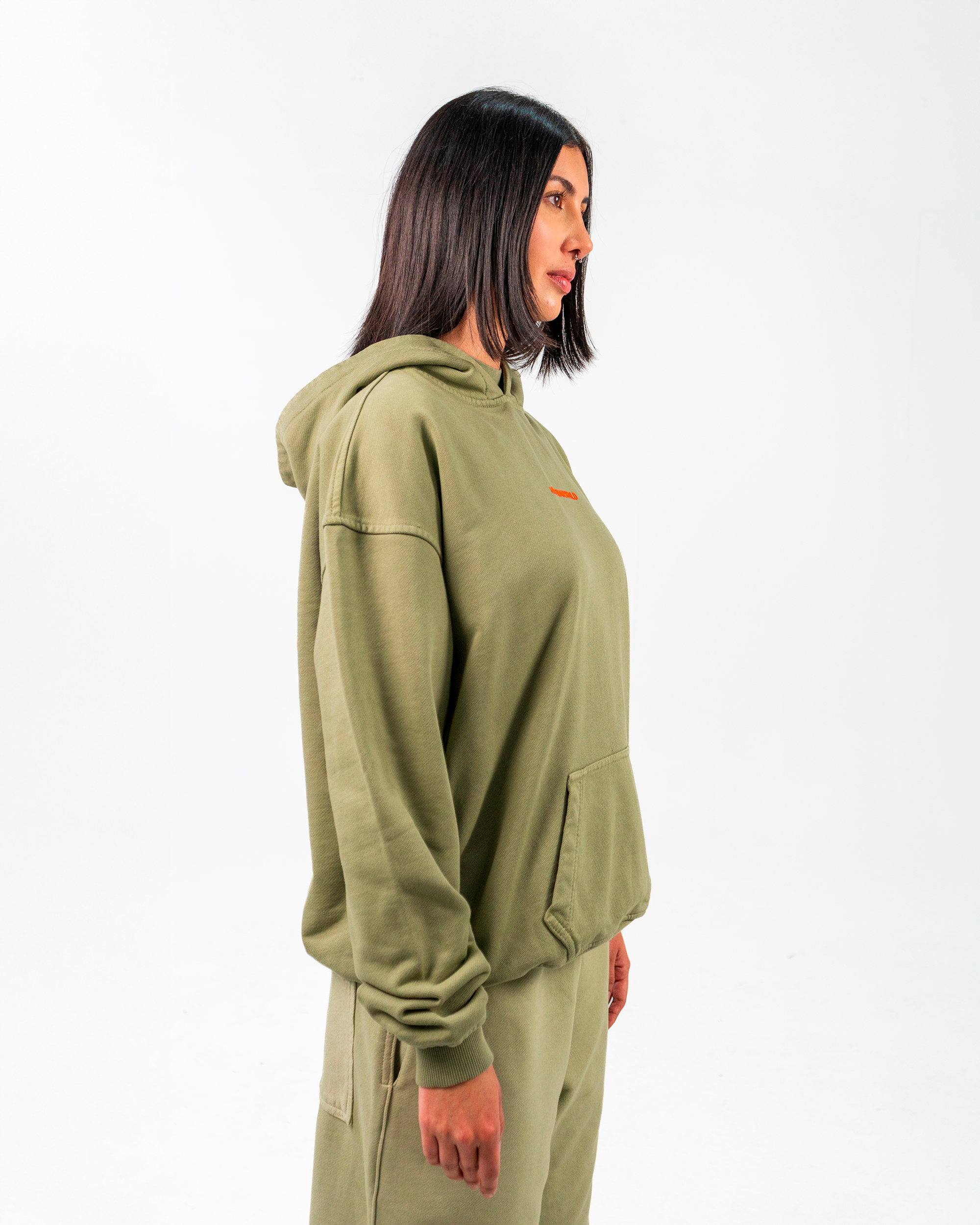 W  Beyond Boundaries - Olive Hoodie