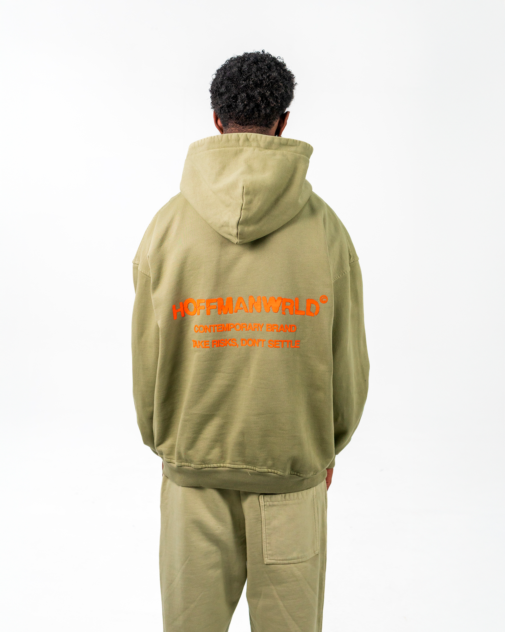 Beyond Boundaries - Olive Hoodie