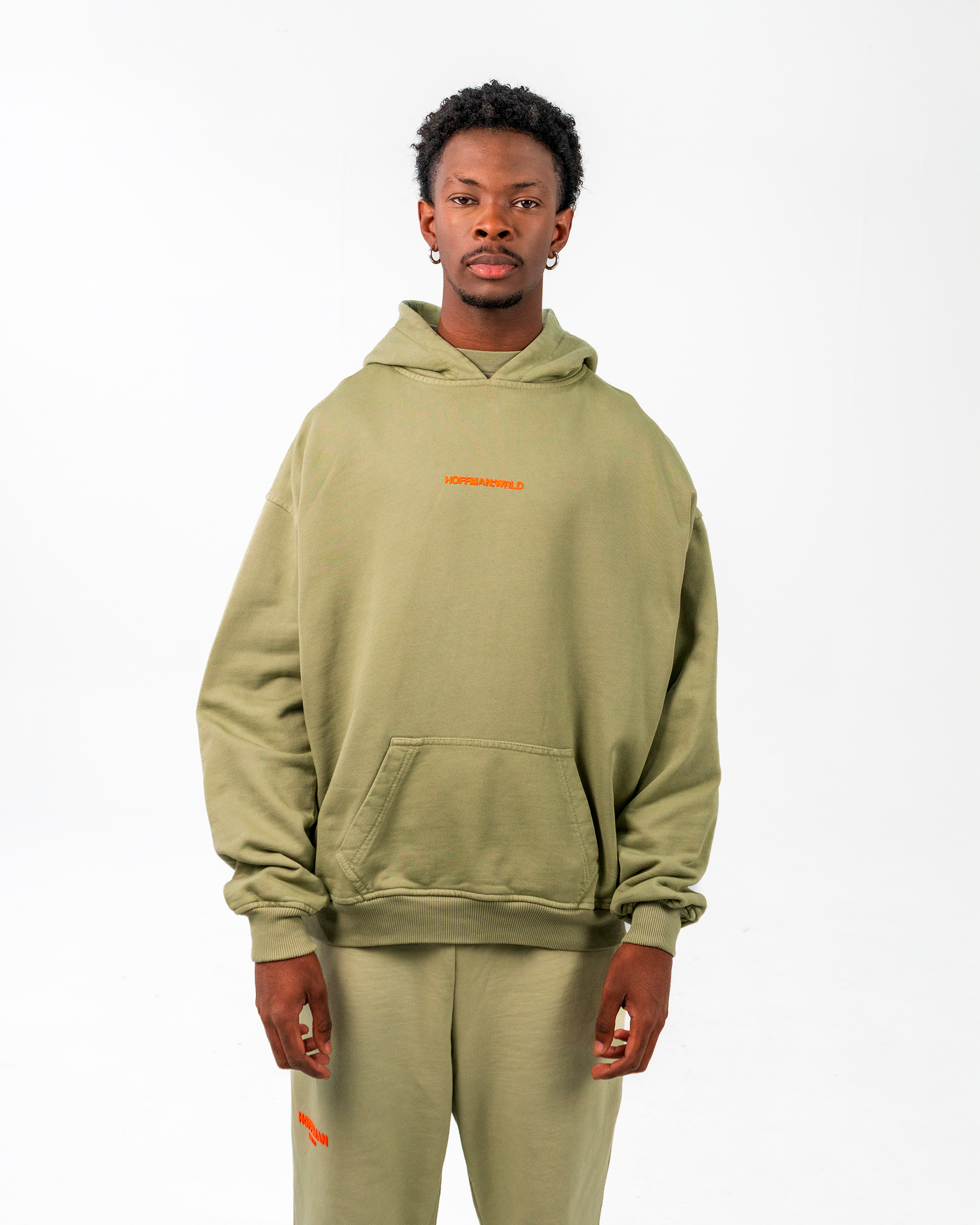 Beyond Boundaries - Olive Hoodie