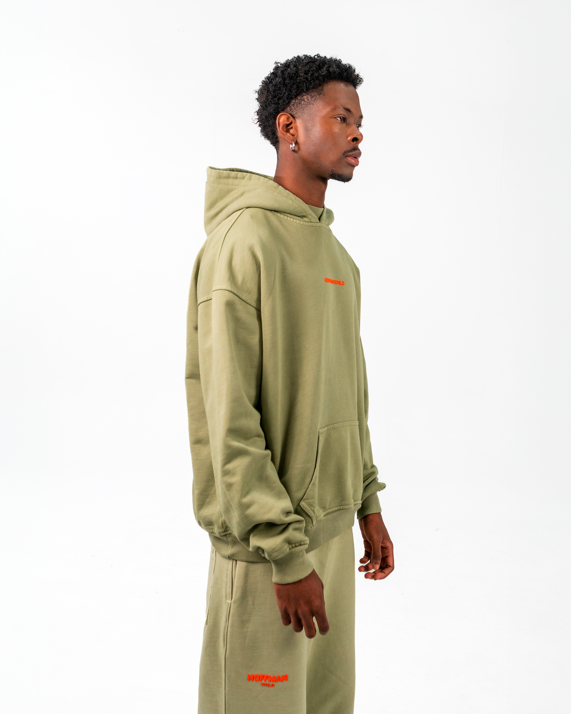 Beyond Boundaries - Olive Hoodie