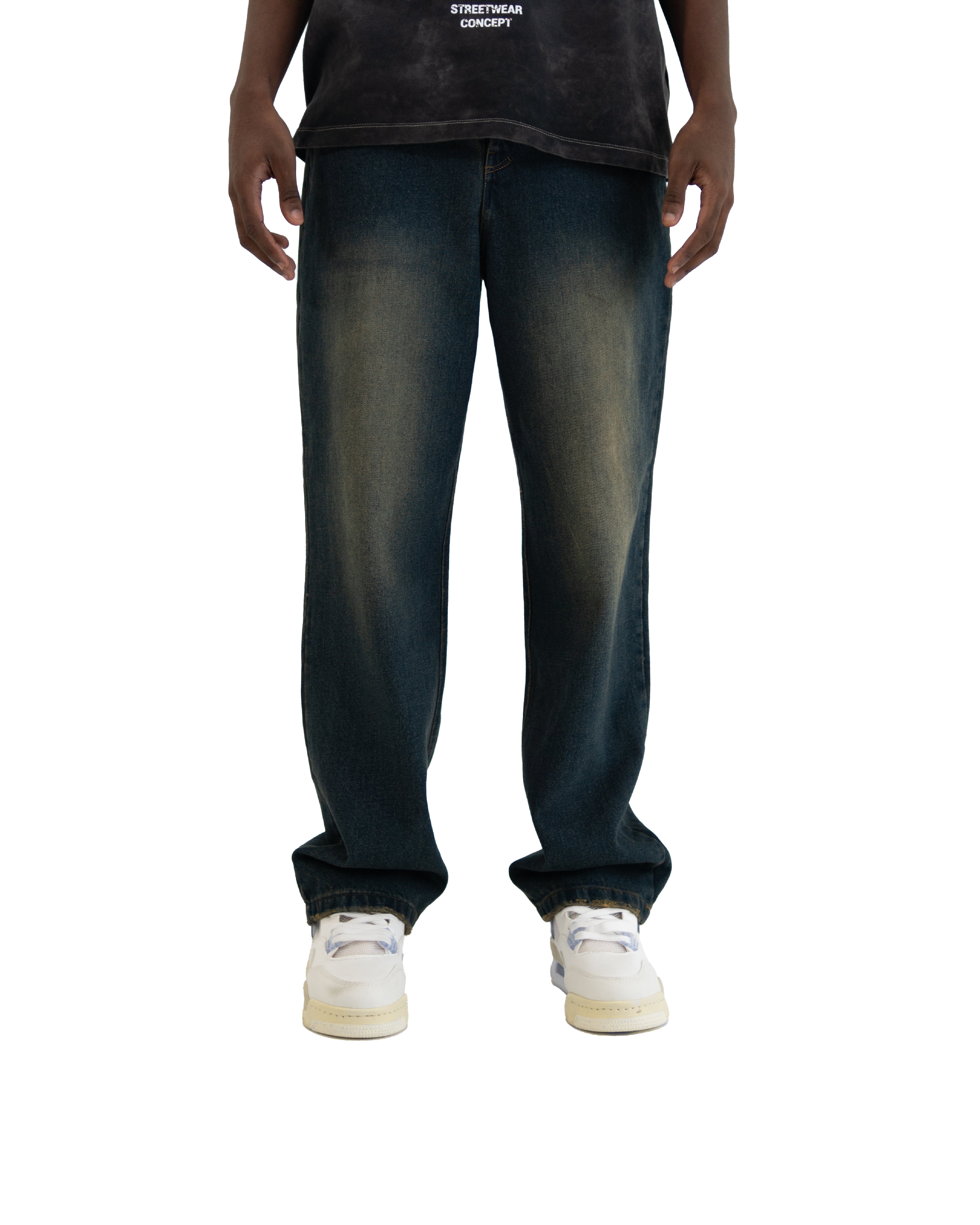 Denim regular blue wash - Jungle Wrld