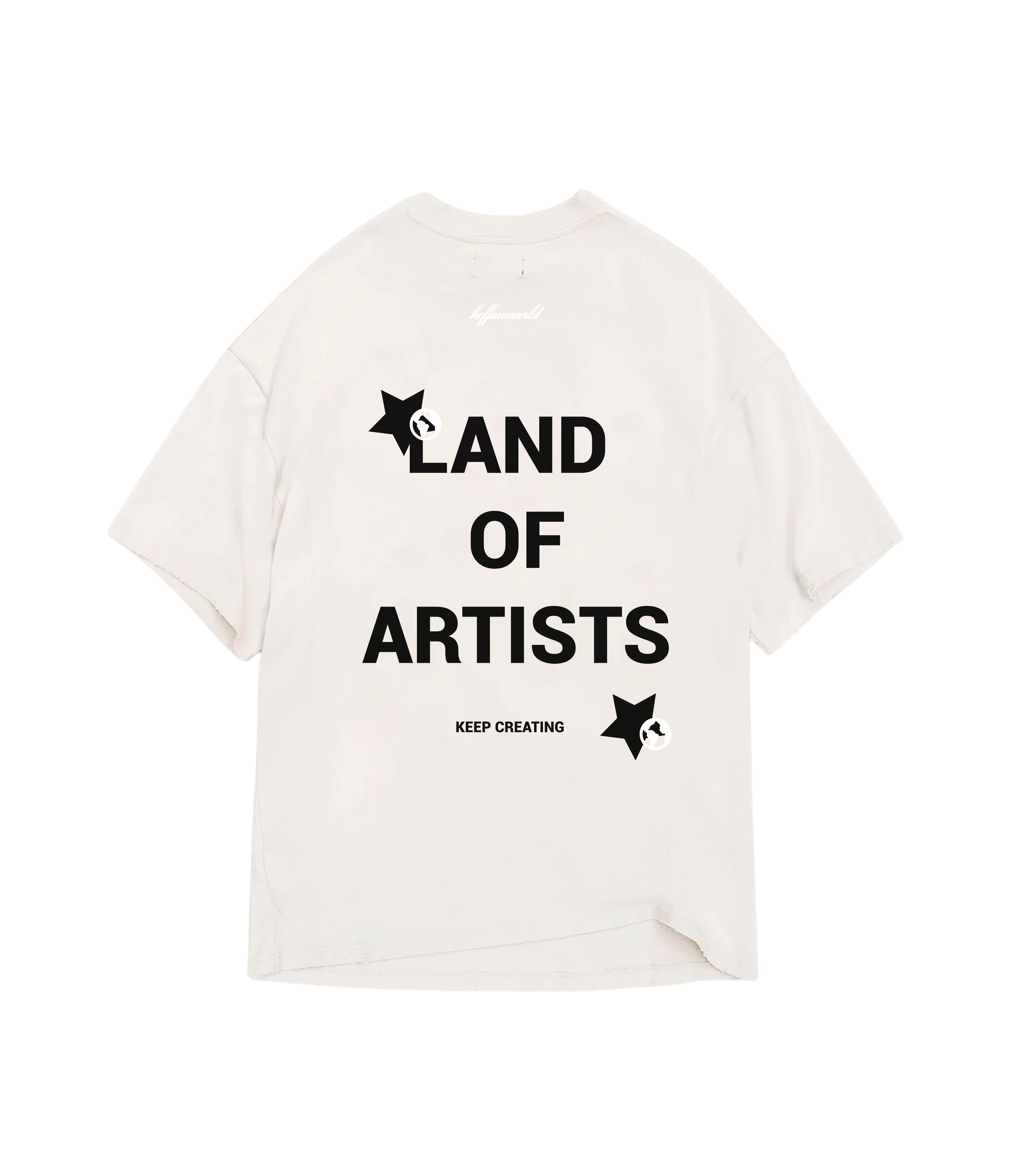 Camiseta Blanca Stars - Land Of Artists