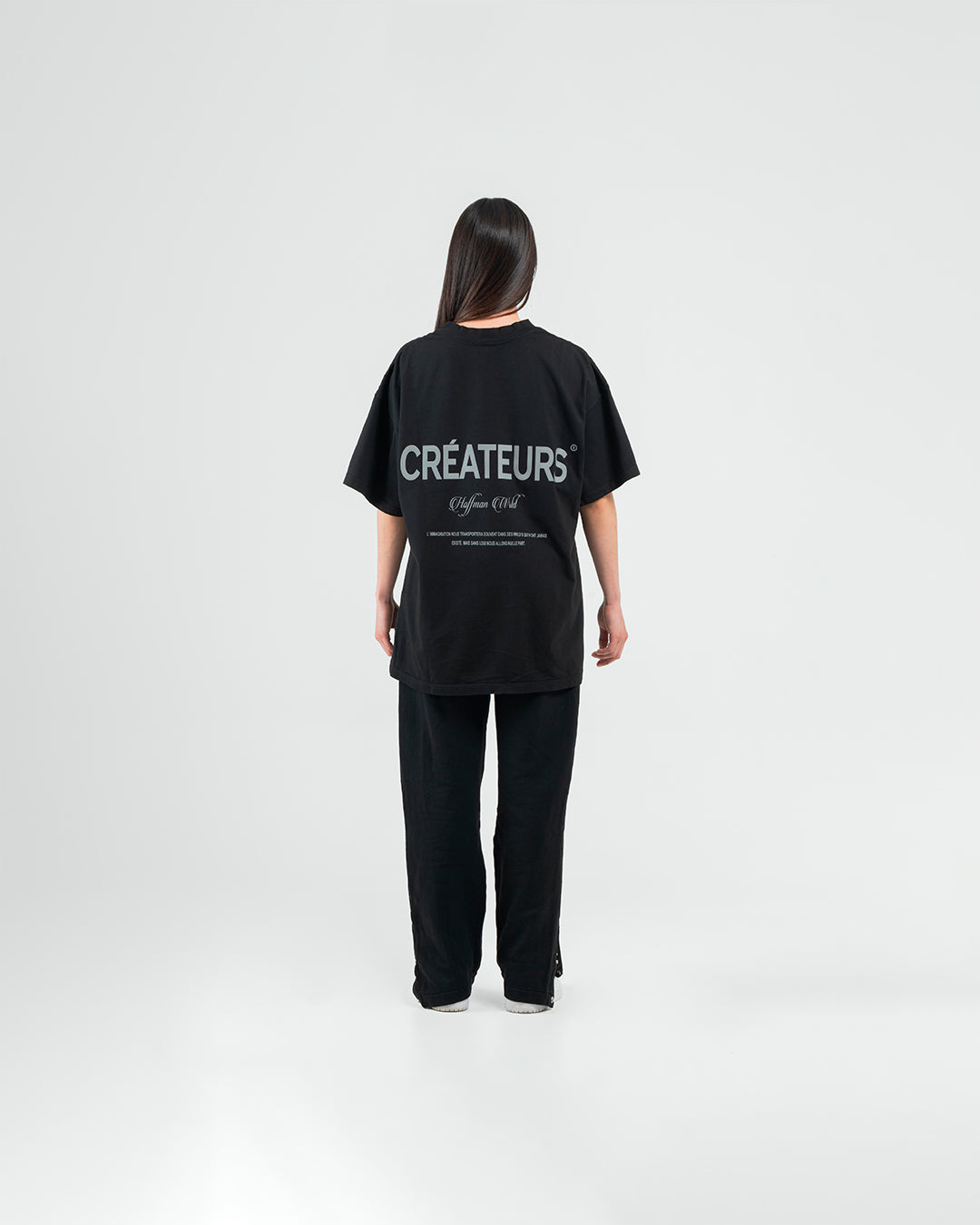 W Camiseta Negra - Créateurs