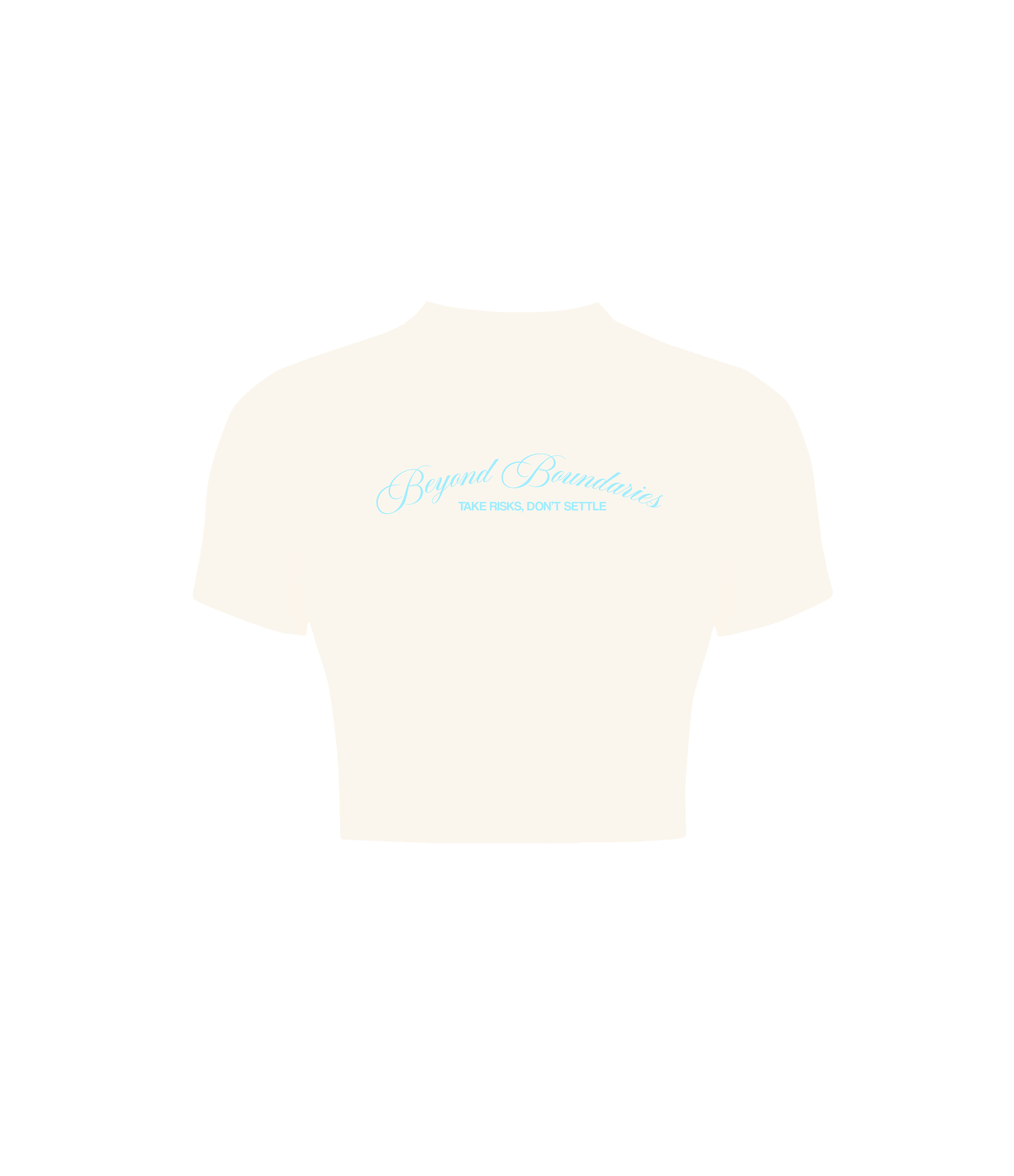 Beyond Boundaries - Baby Tee Cream