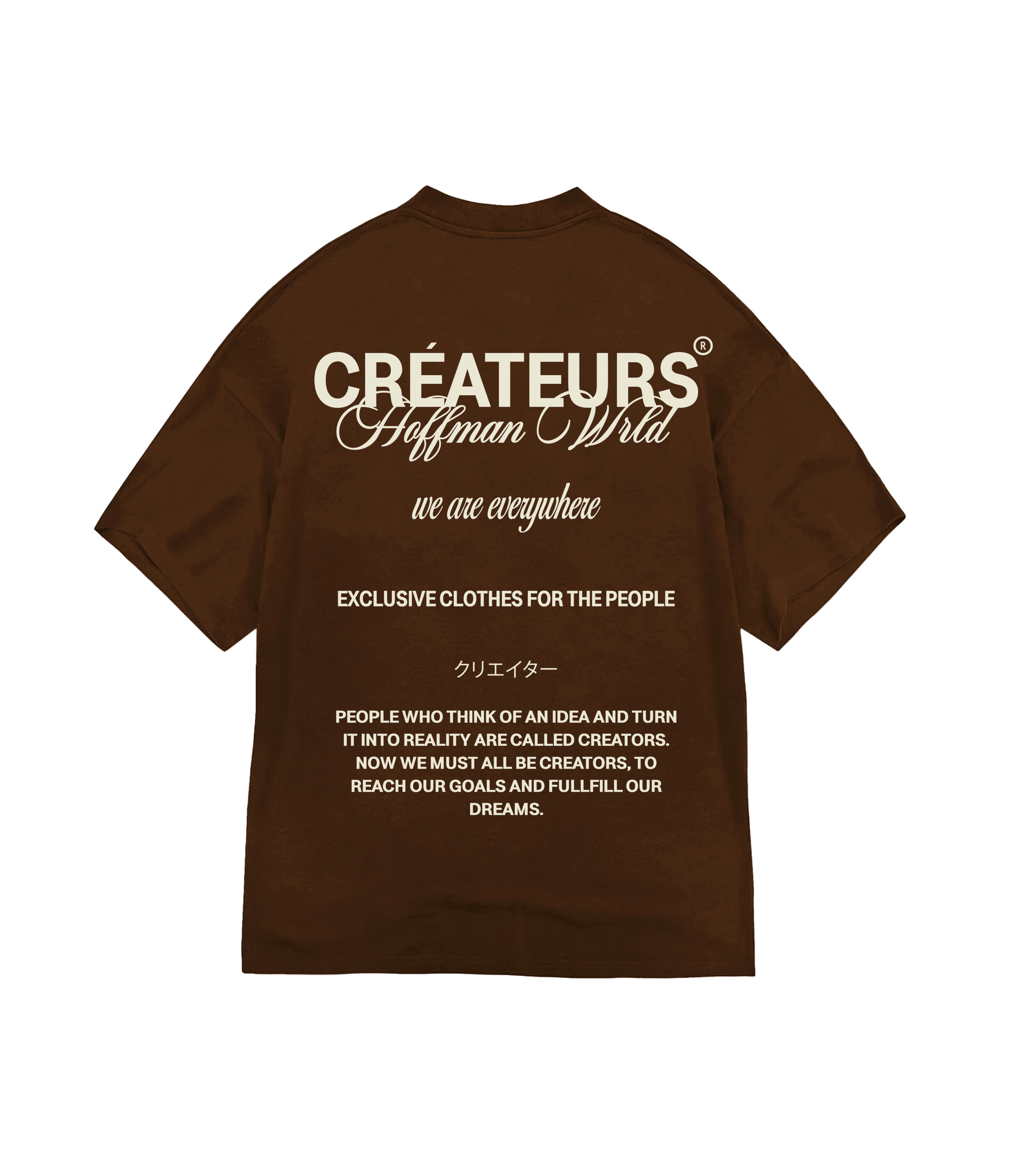 Camiseta Café - Créateurs