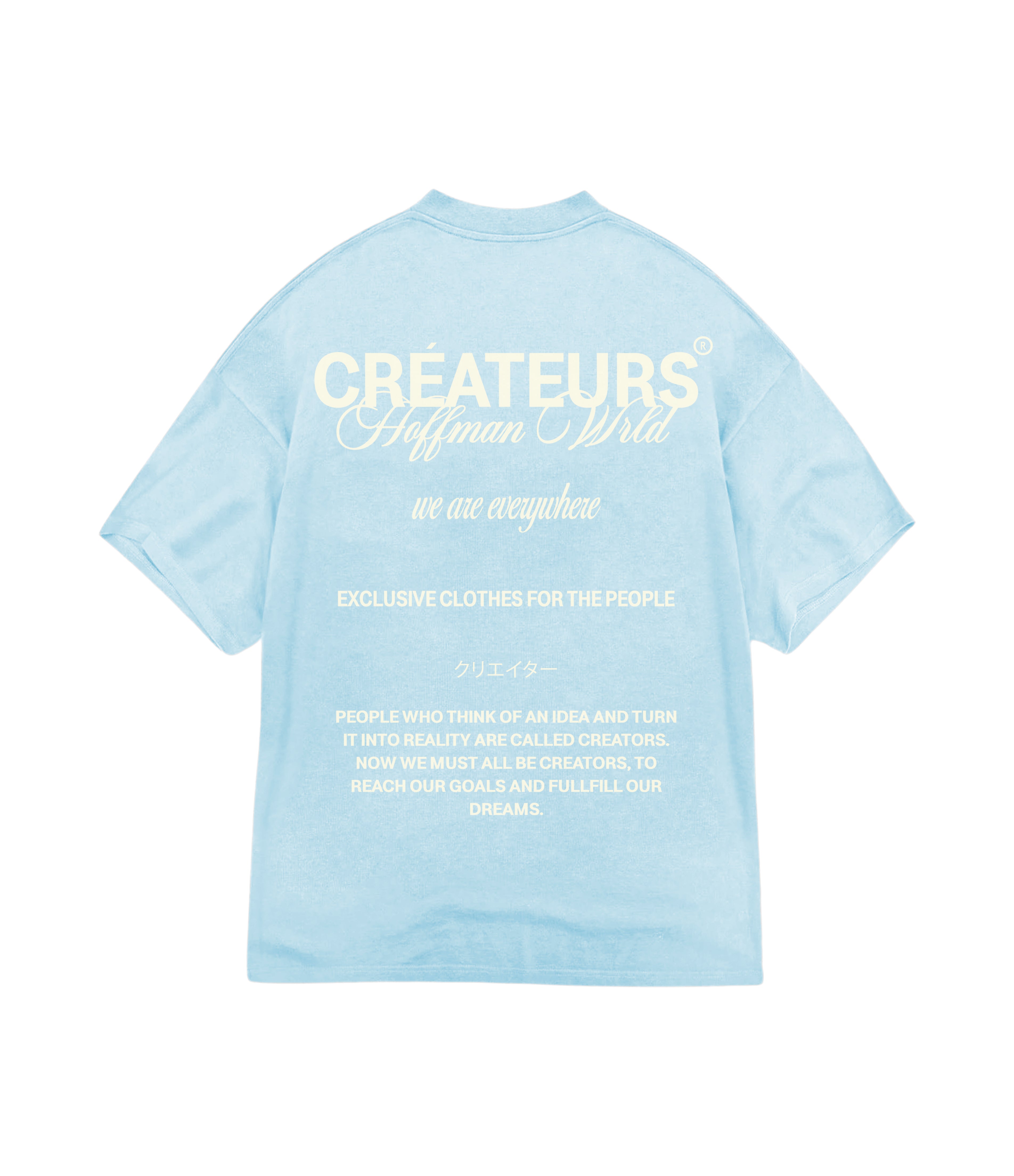 Camiseta Azul Celeste - Créateurs